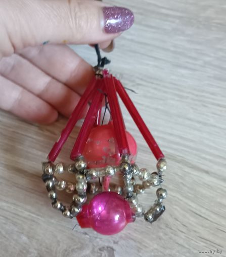 Елочные игрушки,6, сетклярус