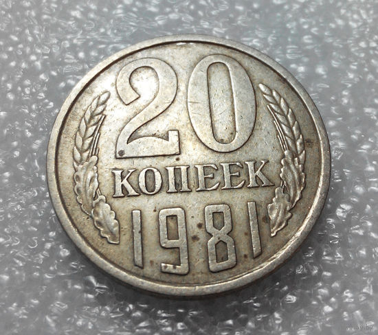 20 копеек 1981 СССР #01
