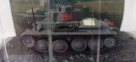 Модель чешского лёгкого танка Pz.Kpfw.38(t) из коллекции Wozow Bojowych No 17 Польша