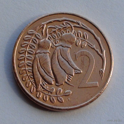 Новая Зеландия 2 цента. 1982 г.
