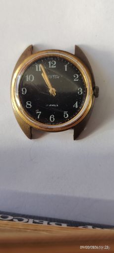 Часы механические Восток позолоченные