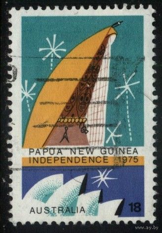 Австралия - 1975 [Mi. 593] Гашеная (AU15)