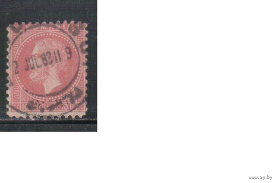 Румыния-1879, (Мих.51) гаш. , Стандарт, Принц Карл I, (3)