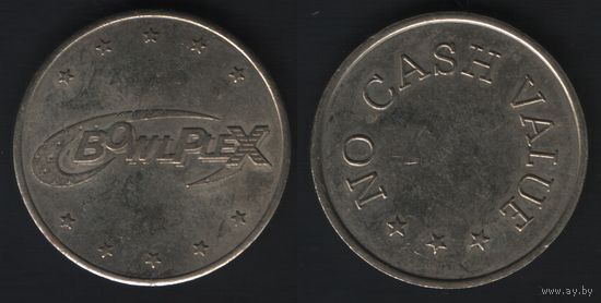 Bowlplex -- No Cash Value =29,0mm8,39gr (f0