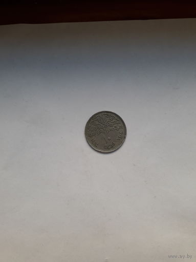 Египет 10 пиастров 1984