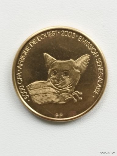 Сенегал 3000 франков 2003 г.