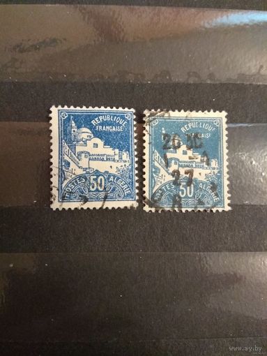 Французская колония Алжир архитектура мечеть рыбаков религия ислам оттенки (1-2)