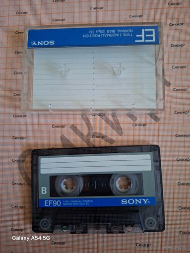 Аудиокассета SONY  EF-90 c записью