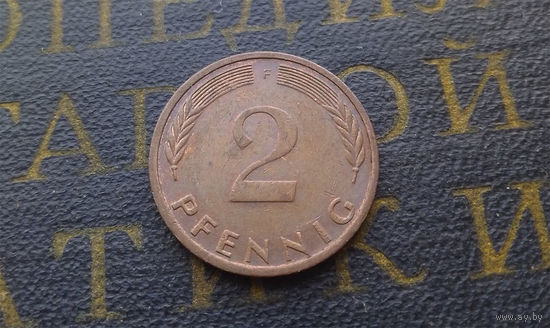 2 пфеннига 1976 (F) Германия ФРГ #04