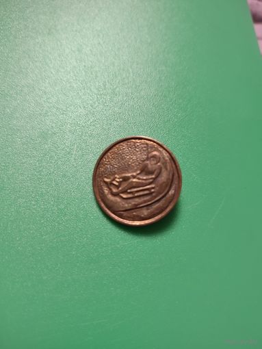 Значок тяжёлый бабслей