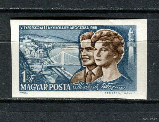 Венгрия - 1965 - Визит космонавтов Терешковой и Николаева - [Mi. 2123B] - полная серия - 1 марка. MNH.  (Лот 108CS)