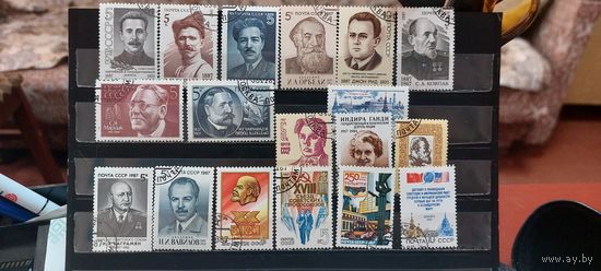 РАСПРОДАЖА. СССР 1987г. Полные серии. Гаш.