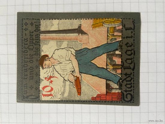 10 пфеннингов (нотгельды) 1921 г. Германия.