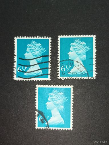Великобритания 1974. Королева Елизавета II. Полная серия