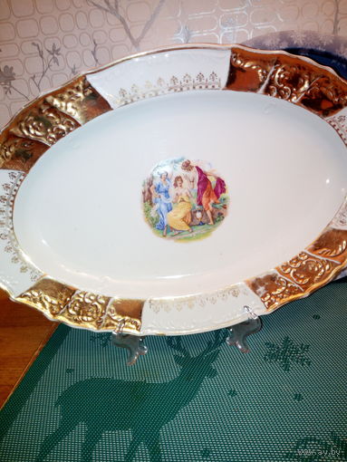 БЛЮДО 35Х23СМ ЧЕХОСЛОВАКИЯ 80-Е ГОДЫ