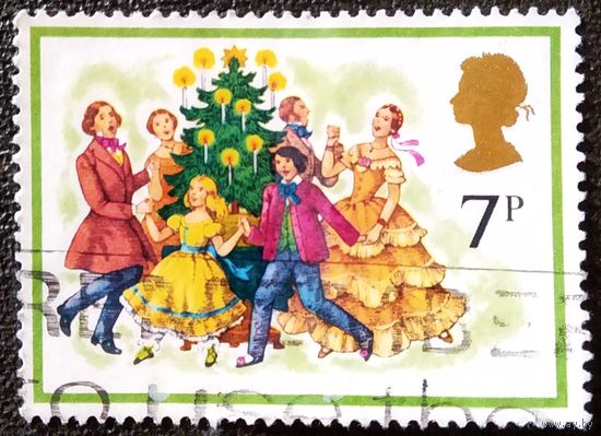 Марка Великобритания 1978 год Рождество