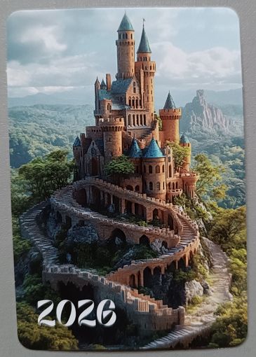 Замок. Календарик, 2026