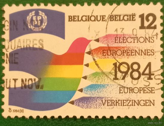 Бельгия 1984. Вторые выборы в Европейский парламент