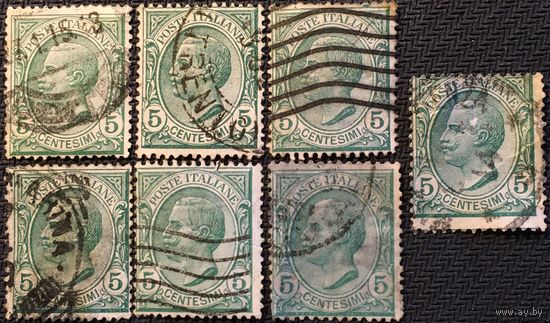 ЦІКАВІЦЬ АБМЕН! 1906, Віктар Эмануэль ІІІ, 5 чезэнт.