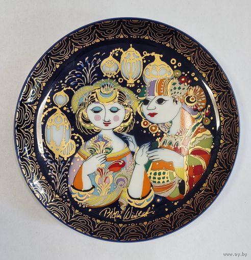 Тарелка декоративная Rosenthal "Aladdin und die wunderlampe"