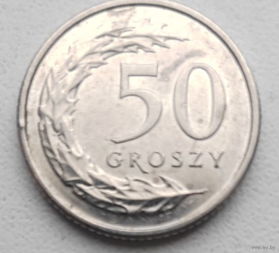 Польша 50 грошей, 2019 Не магнетик_Y# 973