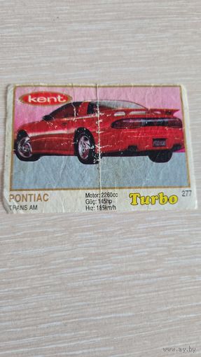 Вкладыша от жвачки TURBO 277