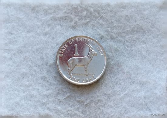 Werty71 Эритрея 1 цент 1997 1991