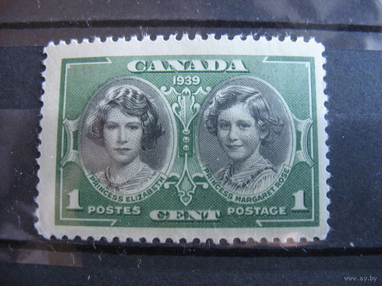 Британская Канада.  Принцесы, 1939 г. металлография, 2 фото.  см. условие.