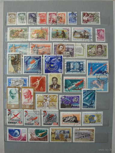 Продажа коллекции с 1 рубля! Гашеные почтовые марки СССР