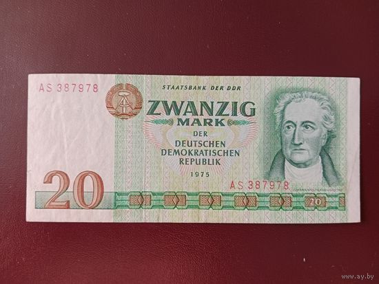 ГДР 20 марок 1975