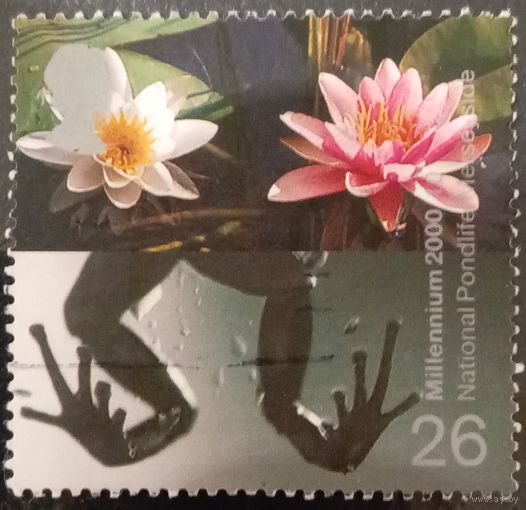 Великобритания 2000. Флора. Водные лилии