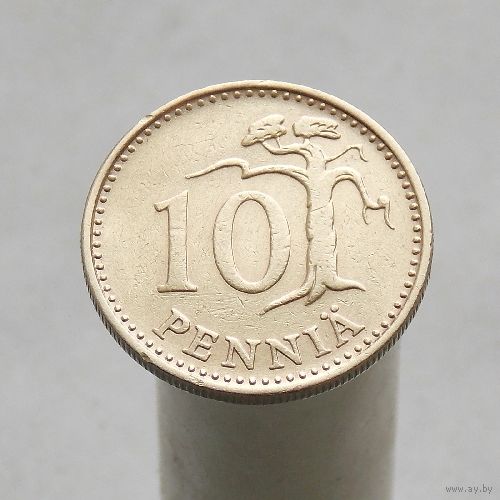 Финляндия 10 пенни 1963