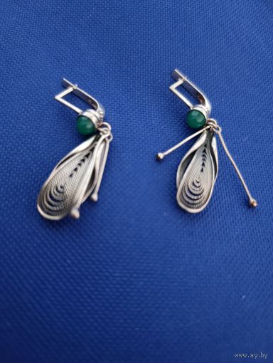 Серьги.