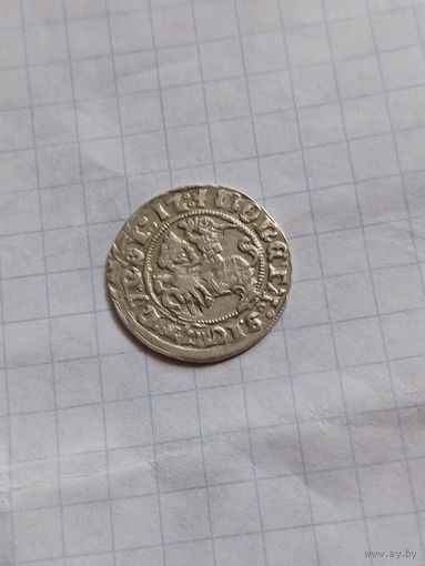 Интересный полугрош 1512 года