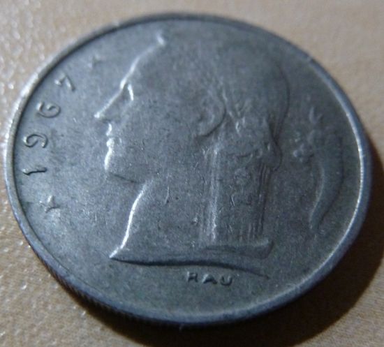 1 франк 1967 BELGIE