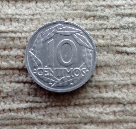 Werty71 Испания 10 сентимо 1959 Франко