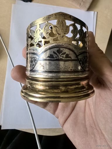 Подстаканник серебряный #2