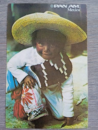 Этнография. Панама. Мальчик в национальном костюме