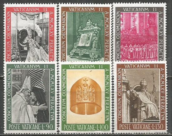 Ватикан. 2-й Ватиканский Собор. 1966г. Mi#508-13. Серия.