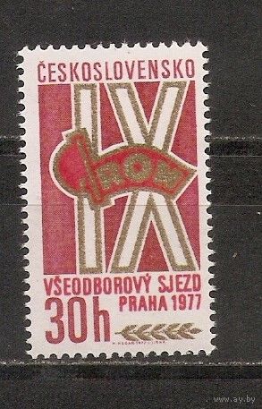 КГ Чехословакия 1977 Съезд