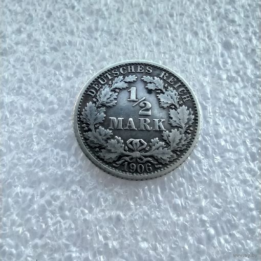 1/2 марки 1906 год F