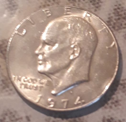 1 доллар 1974 D США