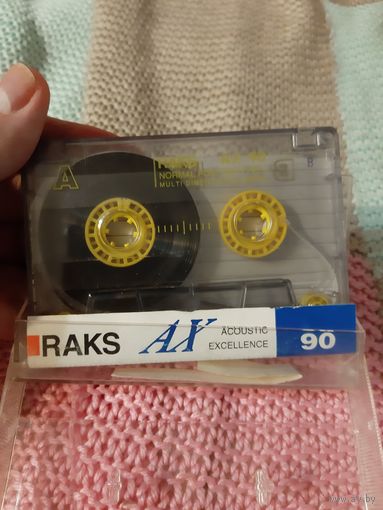 Кассета RAKS AX 90. Запись музыки с радио.