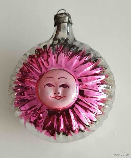 Елочная игрушка СССР. Солнышко. Двухстороннее. (Каталог)
