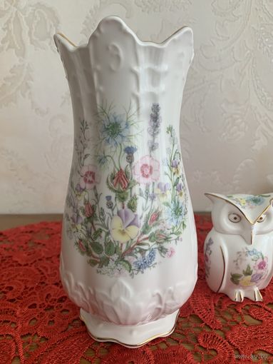 Ваза костяной фарфор Англия Atnsley
