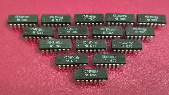 Микросхема К548УН1ВВ Двухканальный малошумящий предварительный аудиоусилитель