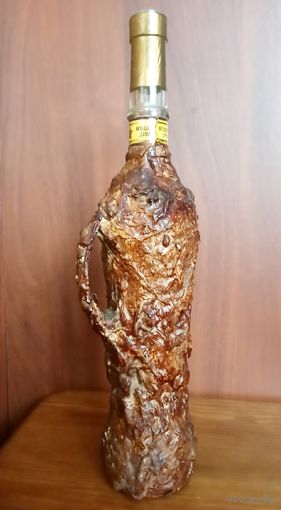 Декоративная бутылка в форме кувшина. Для декора. Ручная работа