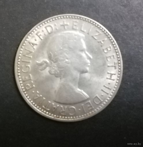 Флорин 1963 г. Сохран серебро