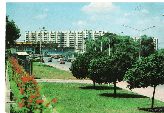 Открытка СССР г. Сумы Центральный рынок Фото В. Кримчака