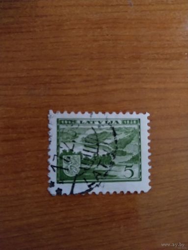 1938 Латвия флора герб (5-2)